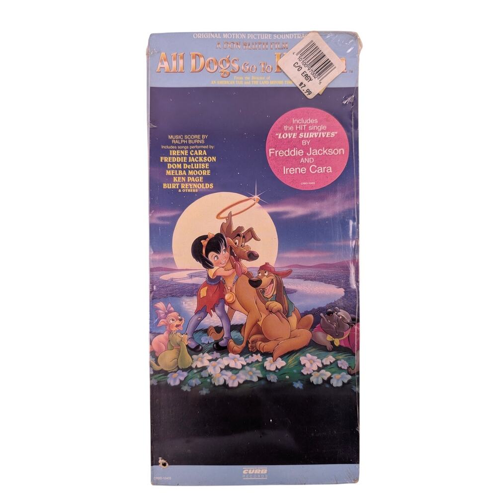 All Dogs Go To Heaven Original Motion Picture Soundtrack Factory Sealed CD